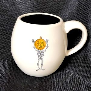 RAE DUNN HALLOWEEN SKELETON PUMPKIN MUG!